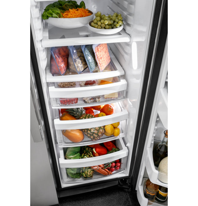 GE Profile™ ENERGY STAR® 25.3 Cu. Ft. Side-by-Side Refrigerator