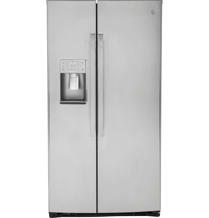 GE Profile™ ENERGY STAR® 25.3 Cu. Ft. Side-by-Side Refrigerator PSE25KYHFS - FAMSA Furniture (TX)