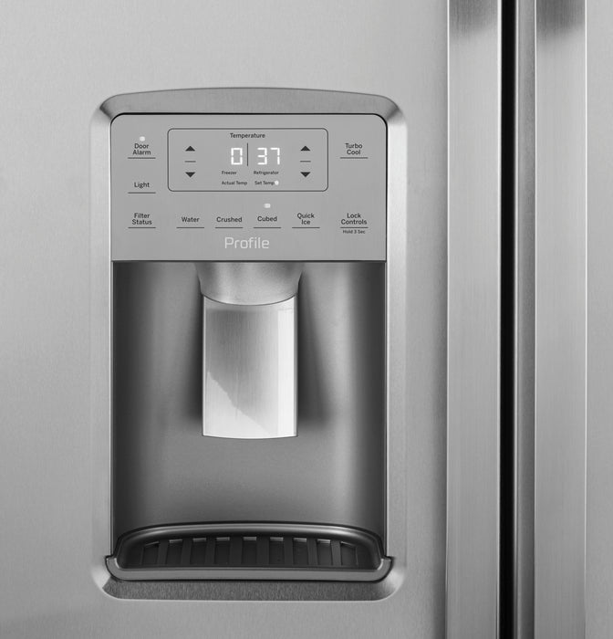 GE Profile™ ENERGY STAR® 25.3 Cu. Ft. Side-by-Side Refrigerator