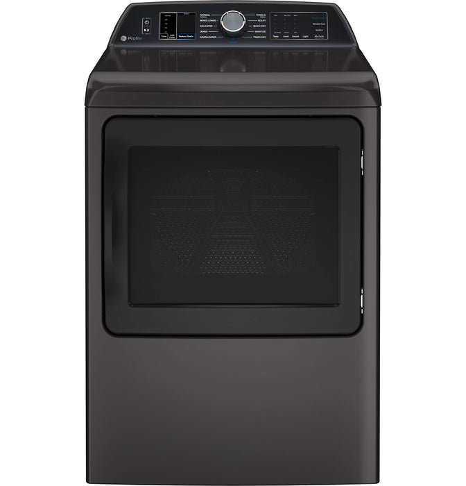GE Profile™ ENERGY STAR® 7.4 cu. ft. Capacity Smart aluminized alloy drum Electric Dryer with Sanitize Cycle and Sensor Dry - FAMSA Furniture (TX)