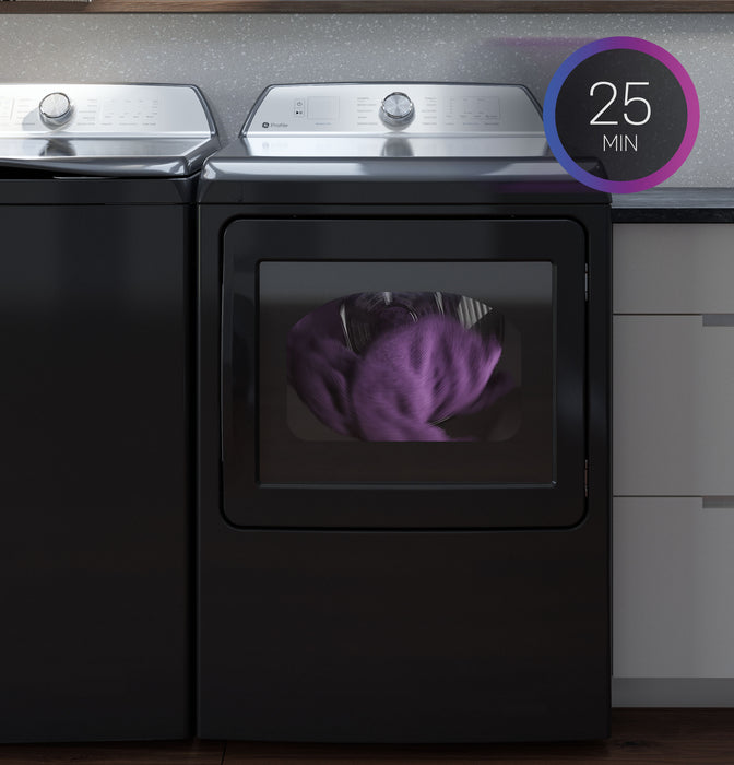 GE Profile™ ENERGY STAR® 7.4 cu. ft. Capacity Smart aluminized alloy drum Electric Dryer with Sanitize Cycle and Sensor Dry PTD70EBPTDG - FAMSA Furniture (TX)