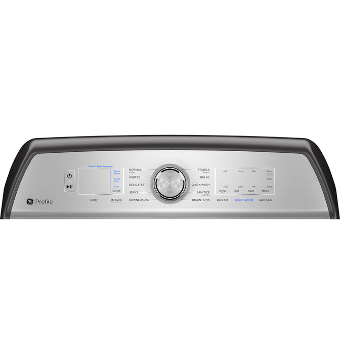 GE Profile ENERGY STAR 5.0  cu. ft. Capacity Washer with Smarter Wash Technology and FlexDispense