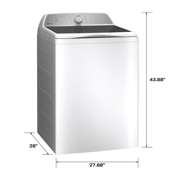 GE Profile™ ENERGY STAR® 5.0  cu. ft. Capacity Washer with Smarter Wash Technology and FlexDispense PTW600BSRWS - FAMSA Furniture (TX)