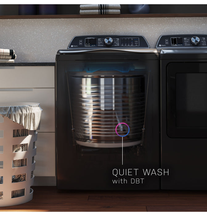 GE Profile 5.4 Cu. Ft. Diamond Gray Top Load Washer