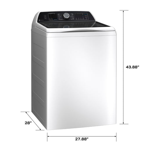 GE Profile™ ENERGY STAR® 5.4  cu. ft. Capacity Washer with Smarter Wash Technology and FlexDispense™ PTW700BSTWS - FAMSA Furniture (TX)
