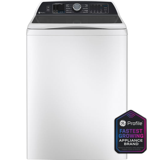 GE Profile™ ENERGY STAR® 5.4  cu. ft. Capacity Washer with Smarter Wash Technology and FlexDispense™ PTW700BSTWS - FAMSA Furniture (TX)