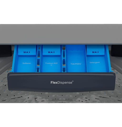 GE Profile™ ENERGY STAR® 5.4 cu. ft. Capacity Washer with Smarter Wash Technology and Adaptive SmartDispense PTW800BPWRS - FAMSA Furniture (TX)