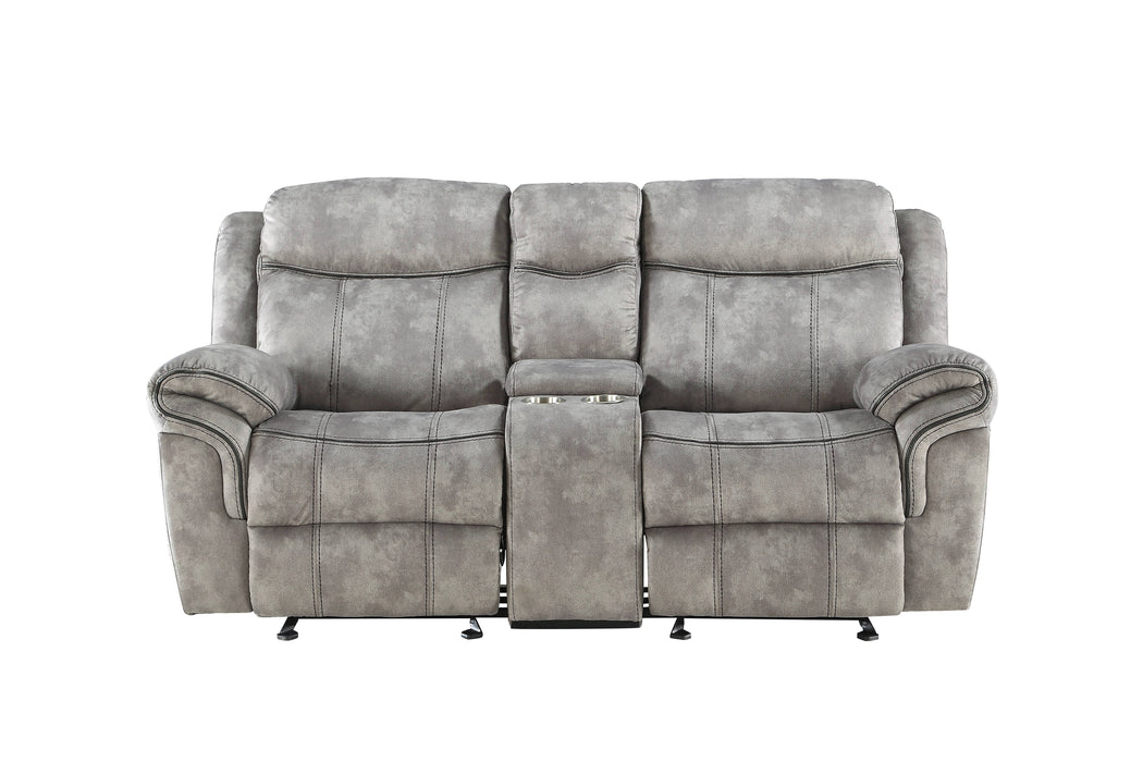 Zubaida Motion Loveseat & Console w/USB Port - Image 7