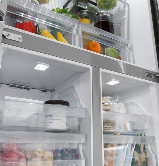 Haier ENERGY STAR® 16.8 Cu. Ft. Quad Door Refrigerator QHE16HYPFS - FAMSA Furniture (TX)