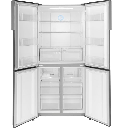 Haier ENERGY STAR® 16.8 Cu. Ft. Quad Door Refrigerator QHE16HYPFS - FAMSA Furniture (TX)