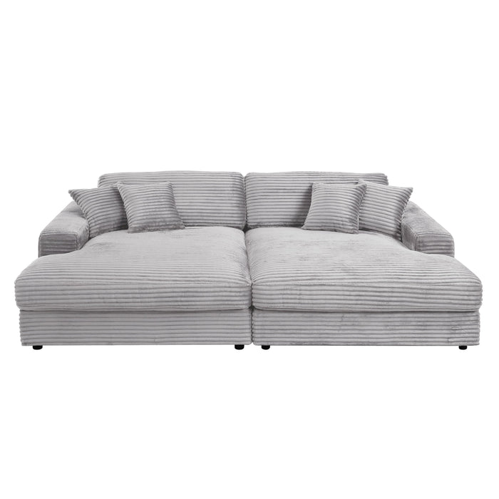 Hilde Sectional Sofa w/4 Pillows - Image 11
