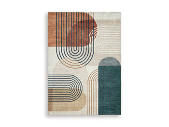 Farrendale Washable Area Rug - FAMSA Furniture (TX)