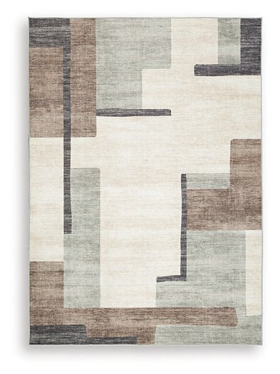 Larkport Washable Area Rug - FAMSA Furniture (TX)