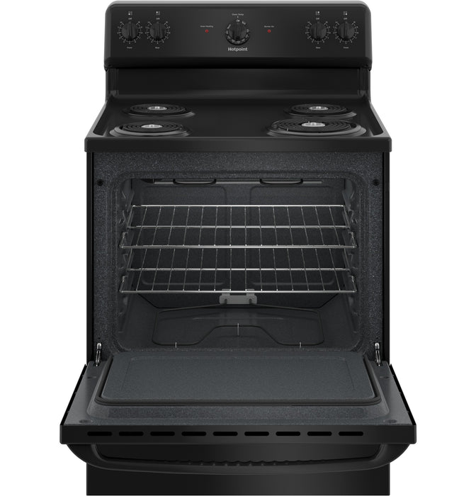 Hotpoint® ENERGY STAR® 30" Free-Standing Electric Range RBS160DMBB