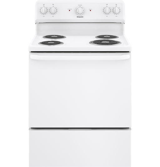 Hotpoint® ENERGY STAR® 30" Free-Standing Electric Range RBS160DMWW - FAMSA Furniture (TX)
