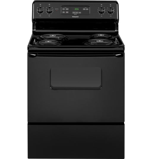 Hotpoint® ENERGY STAR® 30" Free-Standing Standard Clean Electric Range RBS360DMBB - FAMSA Furniture (TX)