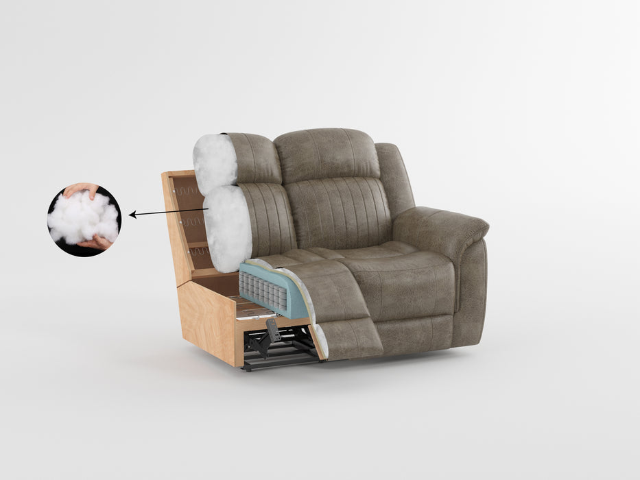 Centeroak Reclining Chair in Brown - 9479SDB-1 - FAMSA Furniture (TX)