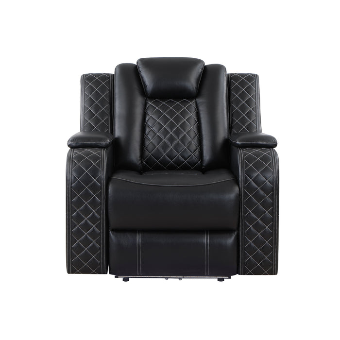 SH8895BLK-1 Pw Recln Chair W/ Pw Headrest image