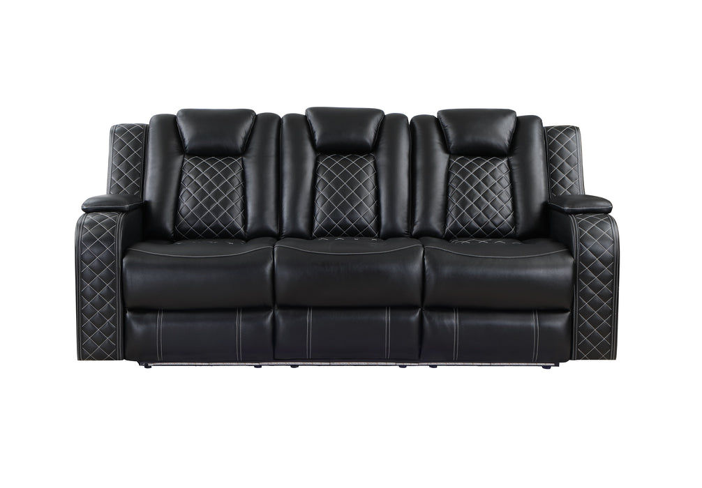 SH8895BLK-3 Pw D. Recln Sofa image