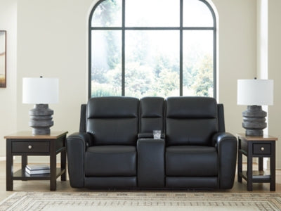 5Z-Relaxation Power Reclining Loveseat with Console - FAMSA Furniture (TX)