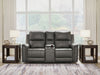 Bleckley Power Reclining Loveseat with Console - FAMSA Furniture (TX)
