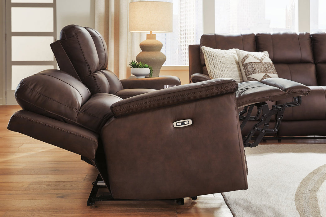 Bleckley Power Reclining Loveseat with Console - FAMSA Furniture (TX)
