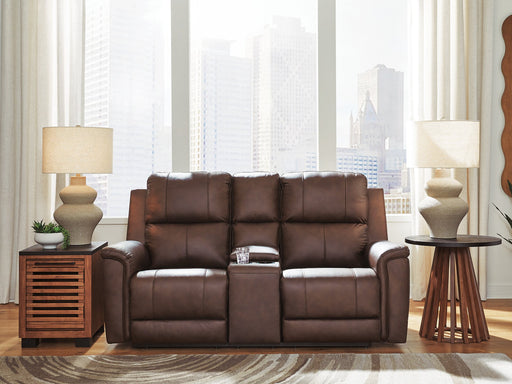 Bleckley Power Reclining Loveseat with Console - FAMSA Furniture (TX)