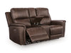 Bleckley Power Reclining Loveseat with Console - FAMSA Furniture (TX)