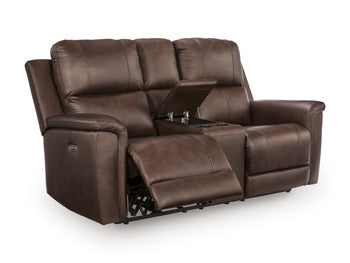 Bleckley Power Reclining Loveseat with Console - FAMSA Furniture (TX)