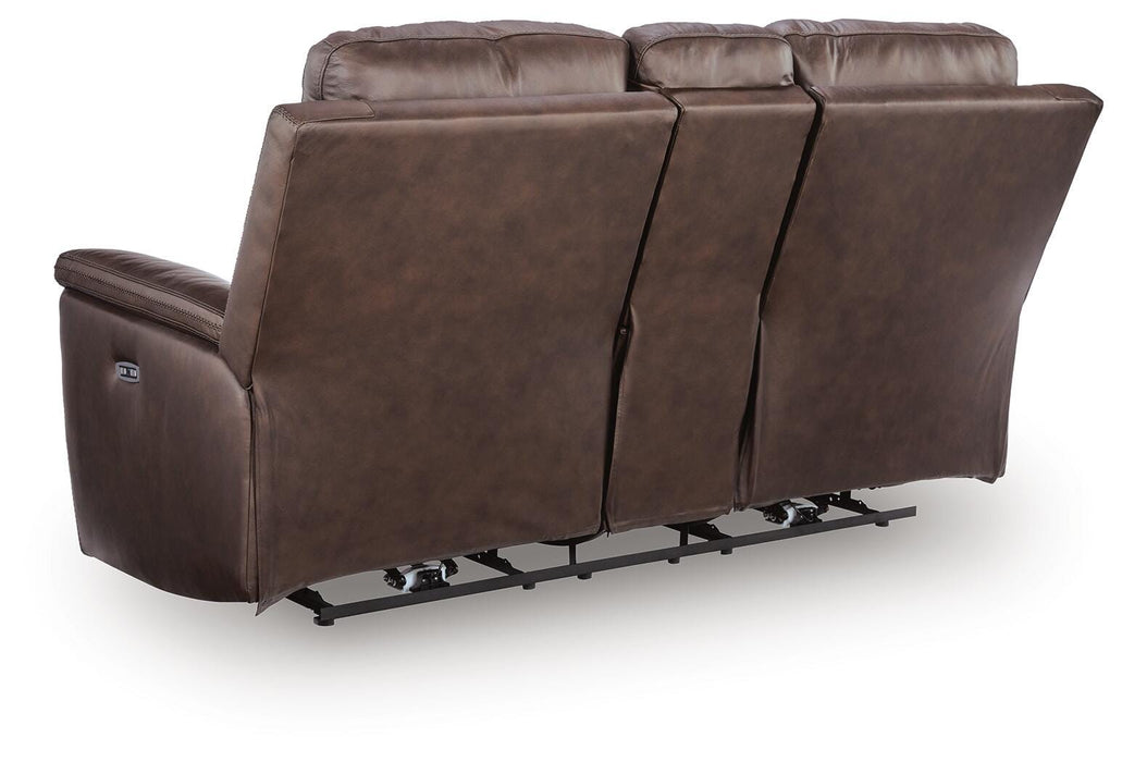 Bleckley Power Reclining Loveseat with Console - FAMSA Furniture (TX)