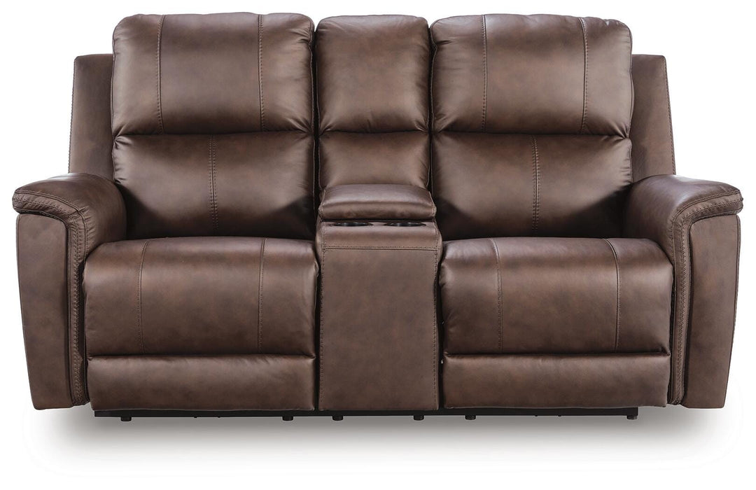 Bleckley Power Reclining Loveseat with Console - FAMSA Furniture (TX)