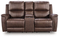 Bleckley Power Reclining Loveseat with Console - FAMSA Furniture (TX)