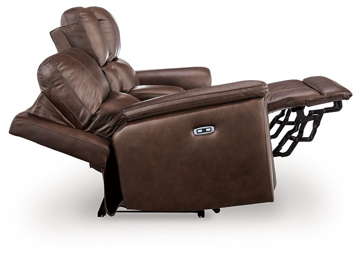Bleckley Power Reclining Loveseat with Console - FAMSA Furniture (TX)