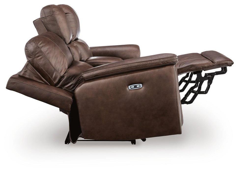 Bleckley Power Reclining Loveseat with Console - FAMSA Furniture (TX)