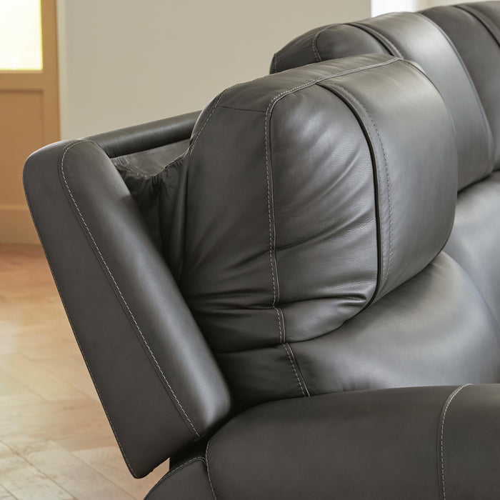 5Z - Pittson Power Sectional Reclining Sofa - FAMSA Furniture (TX)