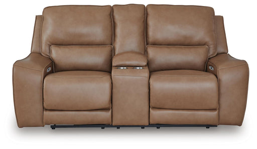 DeepWakes Power Reclining Loveseat with Console - FAMSA Furniture (TX)