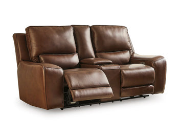 DeepWakes Power Reclining Loveseat with Console - FAMSA Furniture (TX)