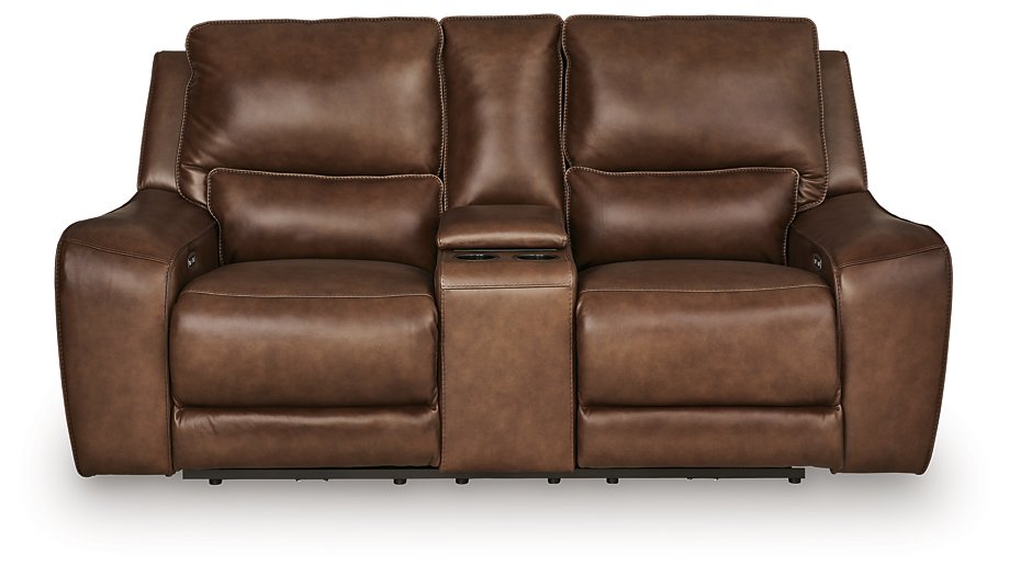 DeepWakes Power Reclining Loveseat with Console - FAMSA Furniture (TX)