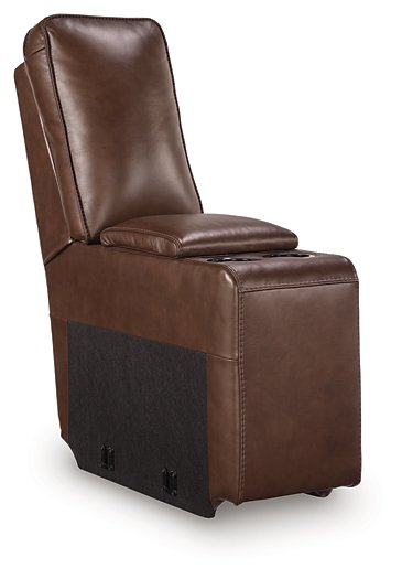 DeepWakes Reclining Sectional with Storage Console - FAMSA Furniture (TX)