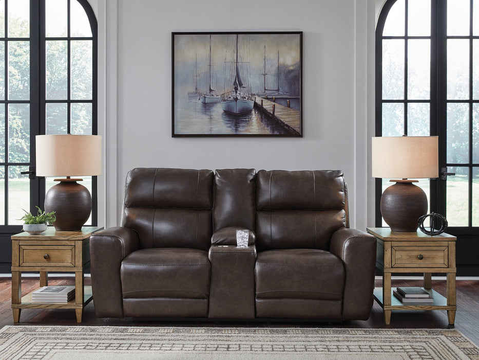 Crossplex Power Reclining Loveseat with Console - FAMSA Furniture (TX)