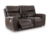 Crossplex Power Reclining Loveseat with Console - FAMSA Furniture (TX)