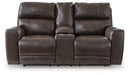 Crossplex Power Reclining Loveseat with Console - FAMSA Furniture (TX)