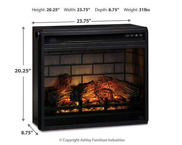 Wildenauer 76" TV Stand with Electric Fireplace - FAMSA Furniture (TX)