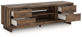 Zadilyn 72" TV Stand with Electric Fireplace - FAMSA Furniture (TX)