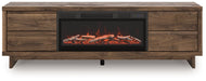 Zadilyn 72" TV Stand with Electric Fireplace - FAMSA Furniture (TX)