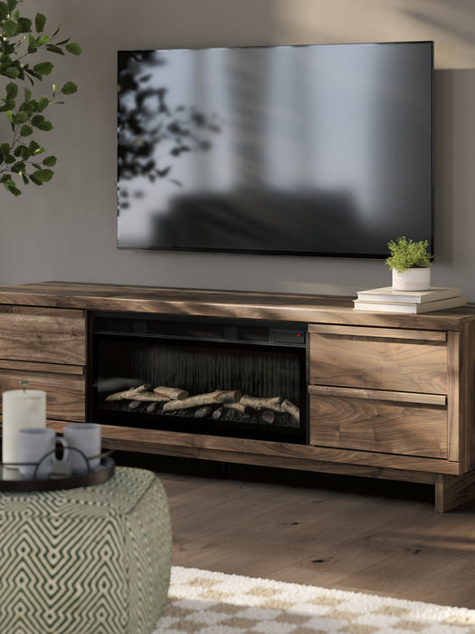 Zadilyn 72" TV Stand with Electric Fireplace - FAMSA Furniture (TX)