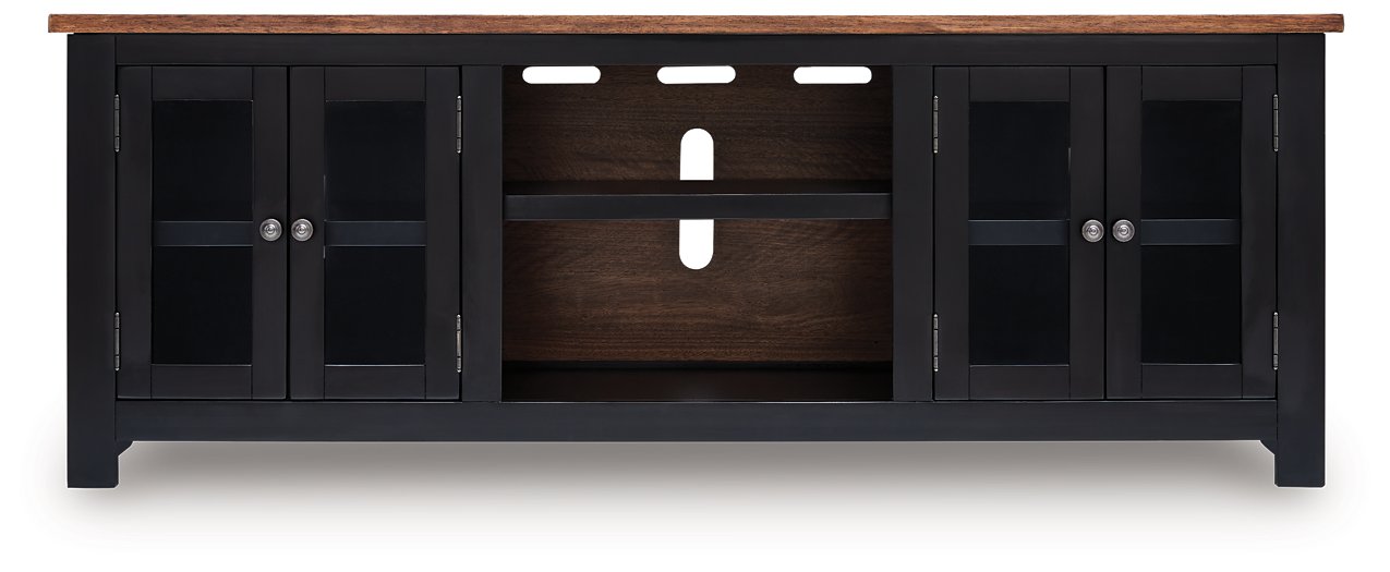 Wildenauer 76" TV Stand with Electric Fireplace - FAMSA Furniture (TX)