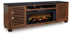 Kallari 84" TV Stand with Electric Fireplace - FAMSA Furniture (TX)