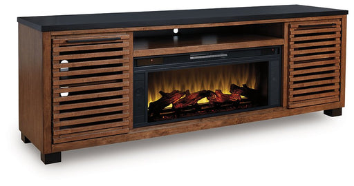 Kallari 84" TV Stand with Electric Fireplace - FAMSA Furniture (TX)