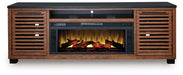 Kallari 84" TV Stand with Electric Fireplace - FAMSA Furniture (TX)